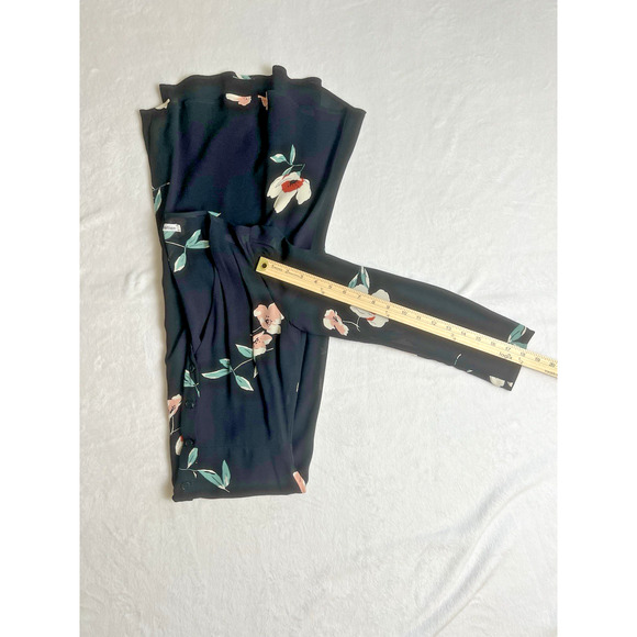 Reformation Women's Floral Cocktail Midi Dress‎ Size S 2 Black Pink Sheer Fairy - Picture 7 of 10